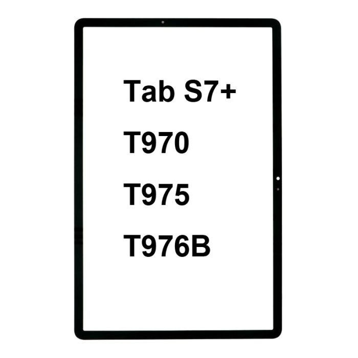 Glass with OCA for Samsung Tab S7 Plus T970 T975 T976B