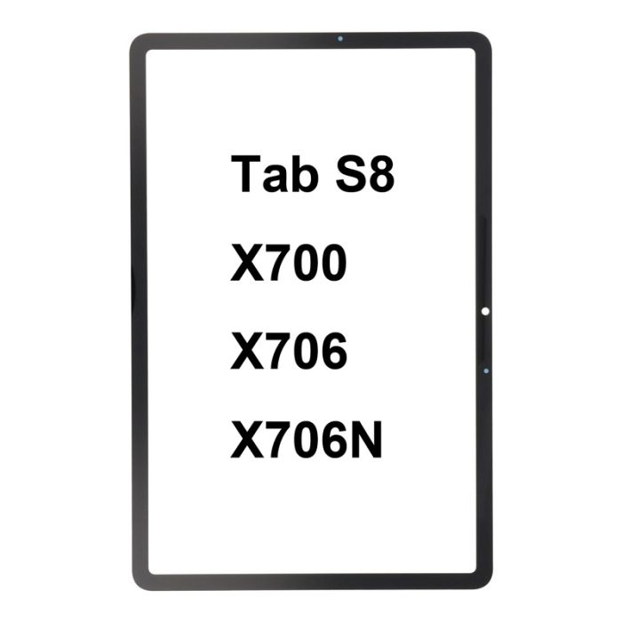 Front Outer Glass Lens Screen With OCA for Samsung Galaxy Tab S8 X700 X706 X706N