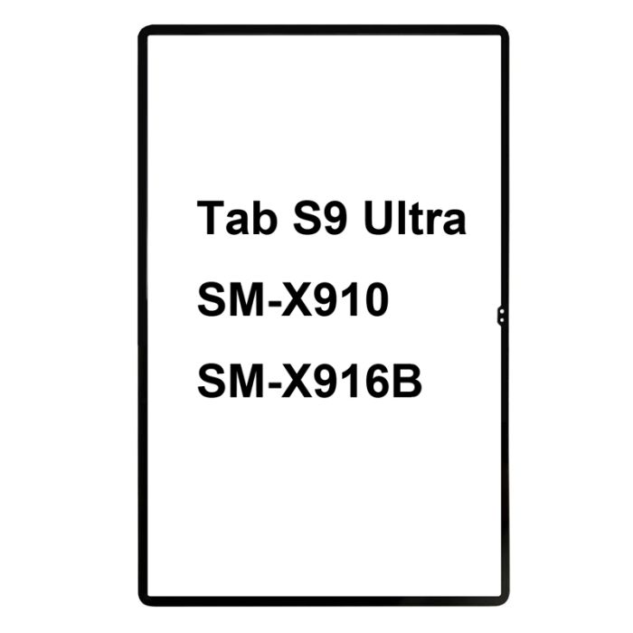 Glass With OCA Glue For Samsung Galaxy Tab S9 Ultra X910 X916B