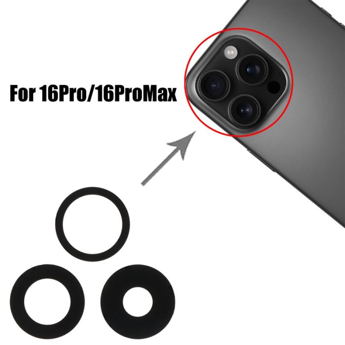 Original Camera Glass Lens for iPhone 16 16Plus 16Pro 16ProMax