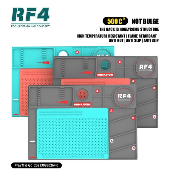 RF4 RF-PO2 Heat Resistant Silicone Maintenance Pad With Thermoplastic Work Mat