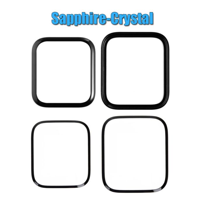 Sapphire Crystal Glass with OCA or without OCA for Apple Watch 41mm 45mm 40mm 44mm