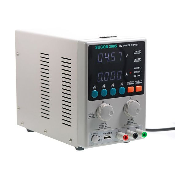 SUGON 3005D Digital Adjustable 30V 5A DC Power Supply