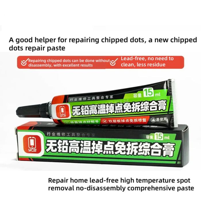 YCS Lead free Solder Paste Halogen Free Phone PCB Repair Flux