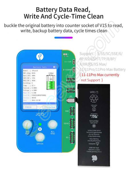 JC JCID V1SE Wifi Version True Tone Battery Read Write Face ID Repair  Programmer for iPhone